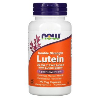 NOW Foods, Lutein, Double Strength, 90 Veg Capsules