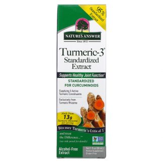 Nature's Answer, Turmeric-3, Alcohol-Free, 1 fl oz (30 ml)