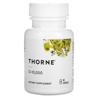 Thorne Research, D-10,000, 250 mcg (10,000 IU), 60 Capsules