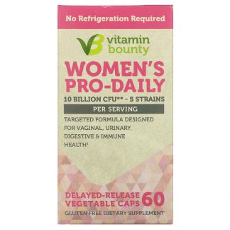 Vitamin Bounty, Women's Pro-Daily, 10 Billion CFU, 60 Delayed-Release Vegtable Caps