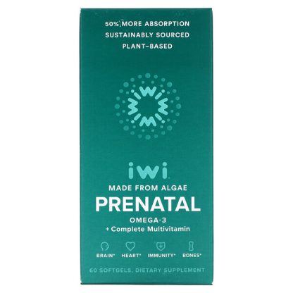 iWi, Prenatal Omega-3 + Complete Multivitamin, 60 Softgels