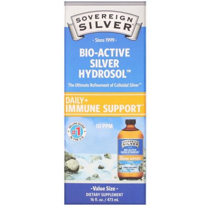 Sovereign Silver, Bio-Active Silver Hydrosol, 10 ppm, 16 fl oz (473 ml)