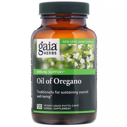 Gaia Herbs, Oil of Oregano, 120 Vegan Liquid Phyto-Caps