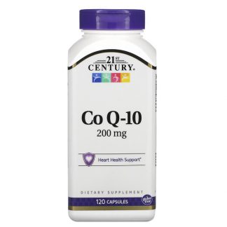 21st Century, CoQ10, 200 mg, 120 Capsules