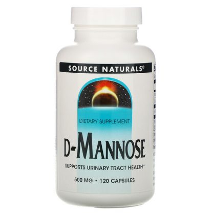 Source Naturals, D-Mannose, 500 mg, 120 Capsules