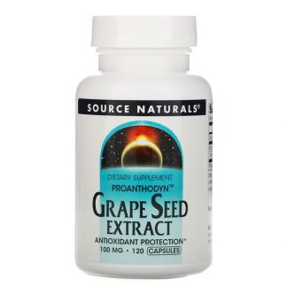 Source Naturals, Proanthodyn, Grape Seed Extract, 100 mg, 120 Capsules