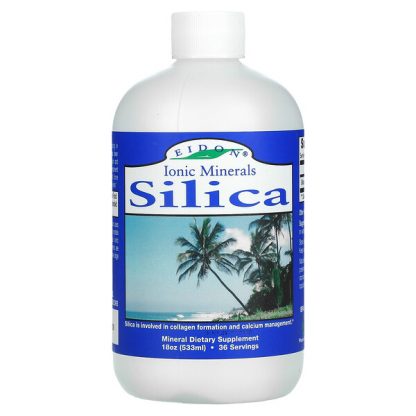 Eidon Mineral Supplements, Ionic Minerals, Silica, 18 oz (533 ml)