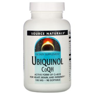 Source Naturals, Ubiquinol CoQH, 100 mg, 90 Softgels