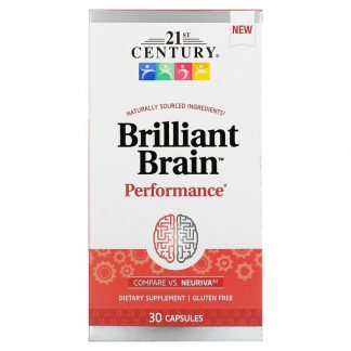 21st Century, Brilliant Brain Performance, 30 Capsules