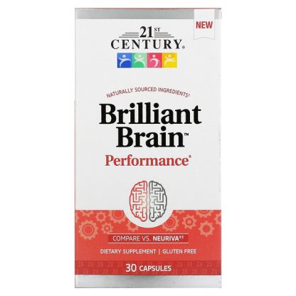 21st Century, Brilliant Brain Performance, 30 Capsules