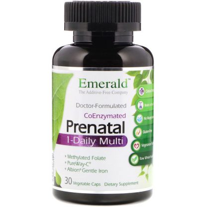 Emerald Laboratories, CoEnzymated Prenatal 1-Daily Multi, 30 Vegetable Caps