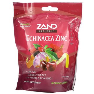 Zand, Echinacea Zinc, Very Cherry, 80 Throat Lozenges