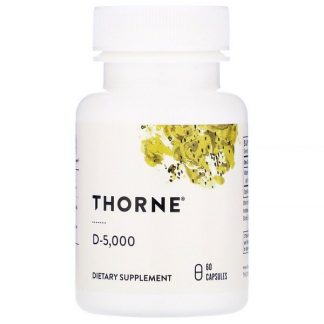 Thorne Research, D-5,000, 125 mcg (5,000 IU), 60 Capsules