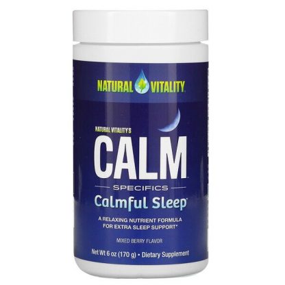 Natural Vitality, CALM Specifics, Calmful Sleep, Mixed Berry Flavor, 6 oz (170 g)