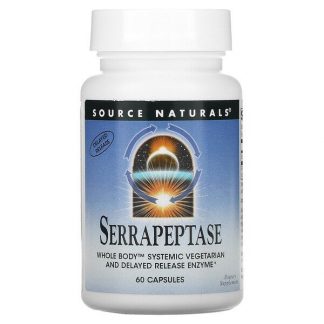 Source Naturals, Serrapeptase, 60 Capsules