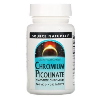 Source Naturals, Chromium Picolinate, 200 mcg, 240 Tablets