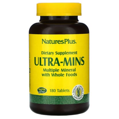 NaturesPlus, Ultra-Mins, Multiple Mineral with Whole Foods, 180 Tablets