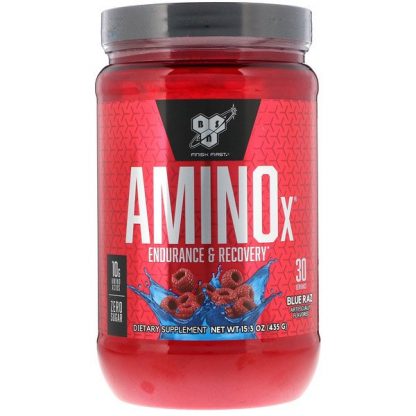 BSN, AminoX, Endurance & Recovery, Blue Raz, 15.3 oz (435 g)