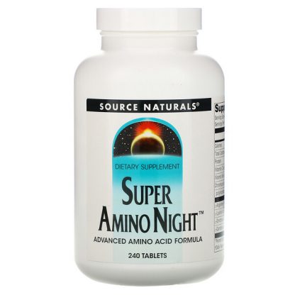 Source Naturals, Super Amino Night, 240 Tablets