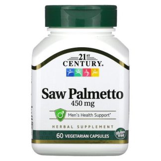 21st Century, Saw Palmetto, 450 mg, 60 Vegetarian Capsules