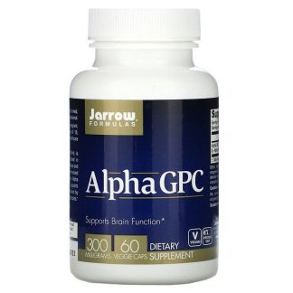 Jarrow Formulas, Alpha GPC, 300 mg, 60 Veggie Caps