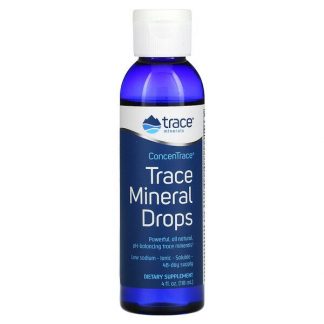 Trace Minerals ®, ConcenTrace, Trace Mineral Drops, 4 fl oz (118 ml)