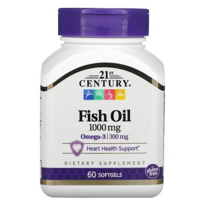 21st Century, Fish Oil, 1000 mg, 60 Softgels