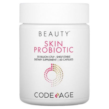 CodeAge, Skin Probiotic, 50 Billion CFU , 60 Capsules