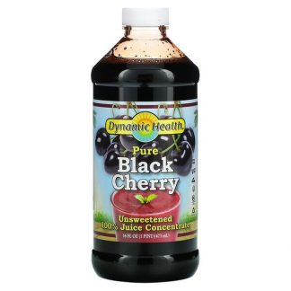 Dynamic Health Laboratories, Pure Black Cherry, Unsweetened, 16 fl oz (473 ml)