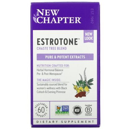 New Chapter, Estrotone, 60 Vegetarian Capsules