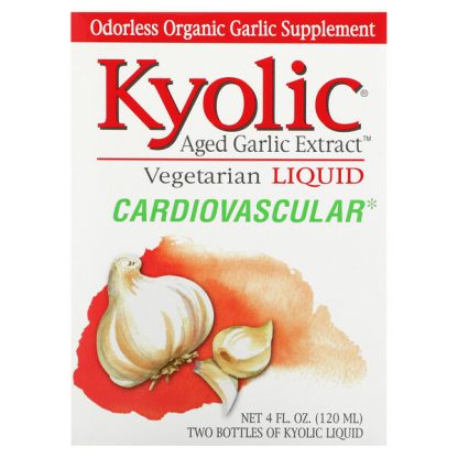 Kyolic, Aged Garlic Extract, Cardiovascular, Liquid, 2 Bottles, 2 fl oz (60 ml) Each