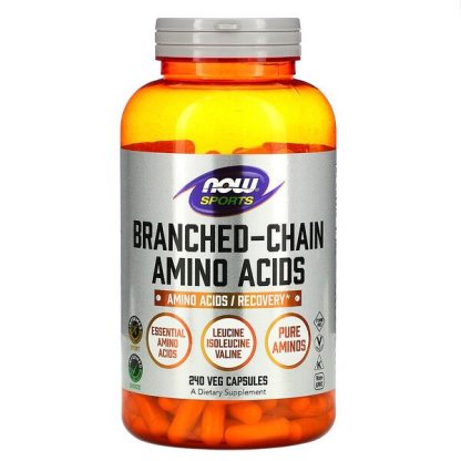 NOW Foods, Sports, Branched-Chain Amino Acids, 240 Capsules