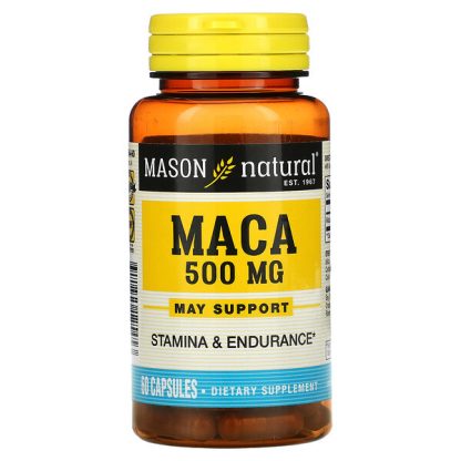 Mason Natural, Maca, 500 mg, 60 Capsules