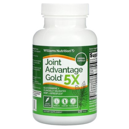 Williams Nutrition, Joint Advantage Gold 5X, 120 Tablets