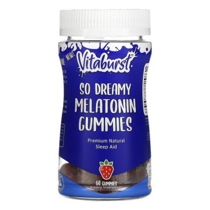 Vitaburst, So Dreamy Melatonin Gummies, Strawberry, 60 Gummies