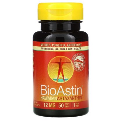 Nutrex Hawaii, BioAstin, Hawaiian Astaxanthin, 12 mg, 50 Soft Gels