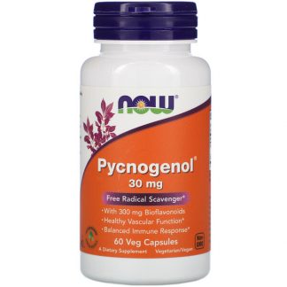 NOW Foods, Pycnogenol, 30 mg, 60 Veg Capsules