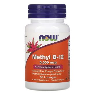 NOW Foods, Methyl B-12, 5000 mcg, 60 Lozenges