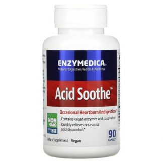 Enzymedica, Acid Soothe, 90 Capsules