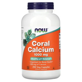 NOW Foods, Coral Calcium, 1,000 mg, 250 Veg Capsules