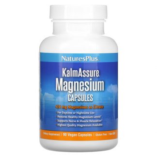 NaturesPlus, KalmAssure, Magnesium, 140 mg, 90 Vegan Capsules