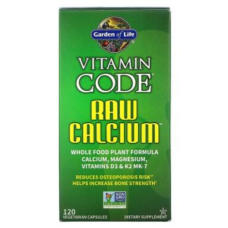 Garden of Life, Vitamin Code, RAW Calcium, 120 Vegetarian Capsules