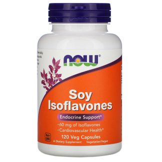 NOW Foods, Soy Isoflavones, 120 Veg Capsules