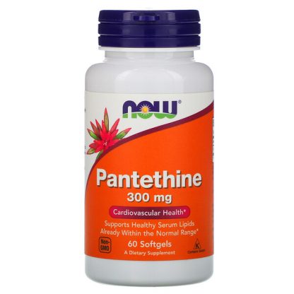 NOW Foods, Pantethine, 300 mg, 60 Softgels