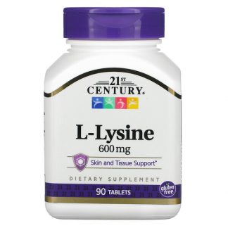 21st Century, L-Lysine, 600 mg, 90 Tablets