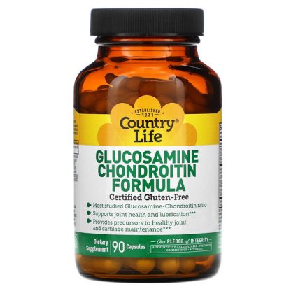 Country Life, Glucosamine Chondroitin Formula, 90 Capsules