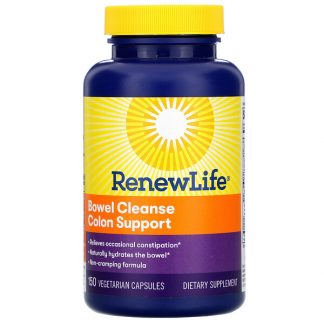 Renew Life, Bowel Cleanse Colon Support, 150 Vegetarian Capsules