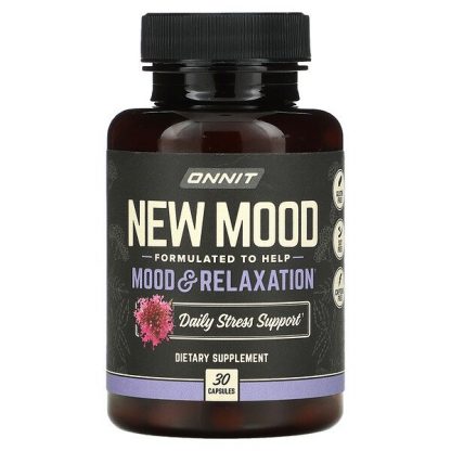 Onnit, New Mood, Mood & Relaxation, 30 Capsules