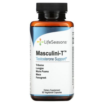 LifeSeasons, Masculini-T, Testosterone Support, 90 Vegetarian Capsules