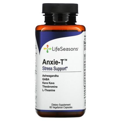 LifeSeasons, Anxie-T Stress Support, 60 Vegetarian Capsules